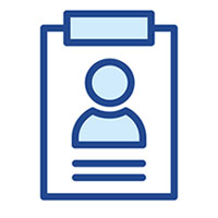 icone de feuille illustrant un CV